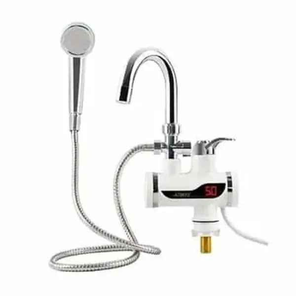 Electric Instant Hot Water Faucet Kitchen Heating Tap with Shower