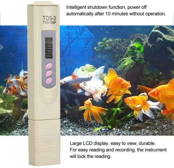 Portable TDS Water Quality Tester - Digital Pen Meter for High Purity Water Measurement