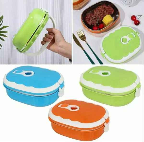Stainless Steel Insulated Square Lunch Box For Children, Kids And Adult | Portable Picnic Storage | School Student Food Container