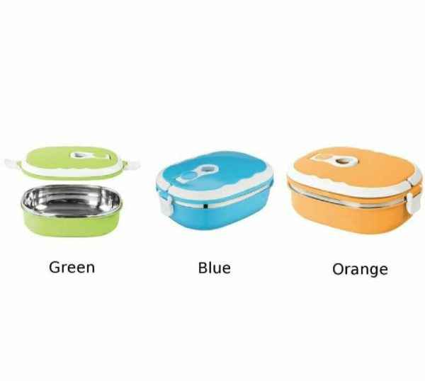 Stainless Steel Insulated Square Lunch Box For Children, Kids And Adult | Portable Picnic Storage | School Student Food Container