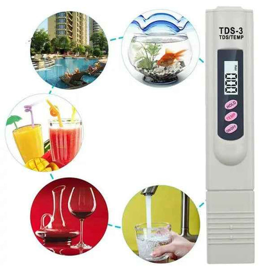 Portable TDS Water Quality Tester - Digital Pen Meter for High Purity Water Measurement