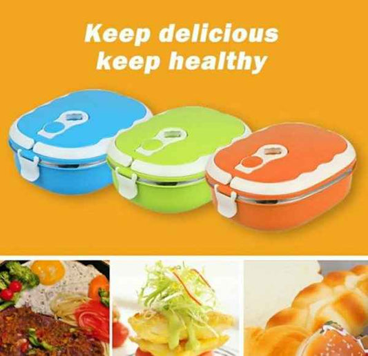 Stainless Steel Insulated Square Lunch Box For Children, Kids And Adult | Portable Picnic Storage | School Student Food Container
